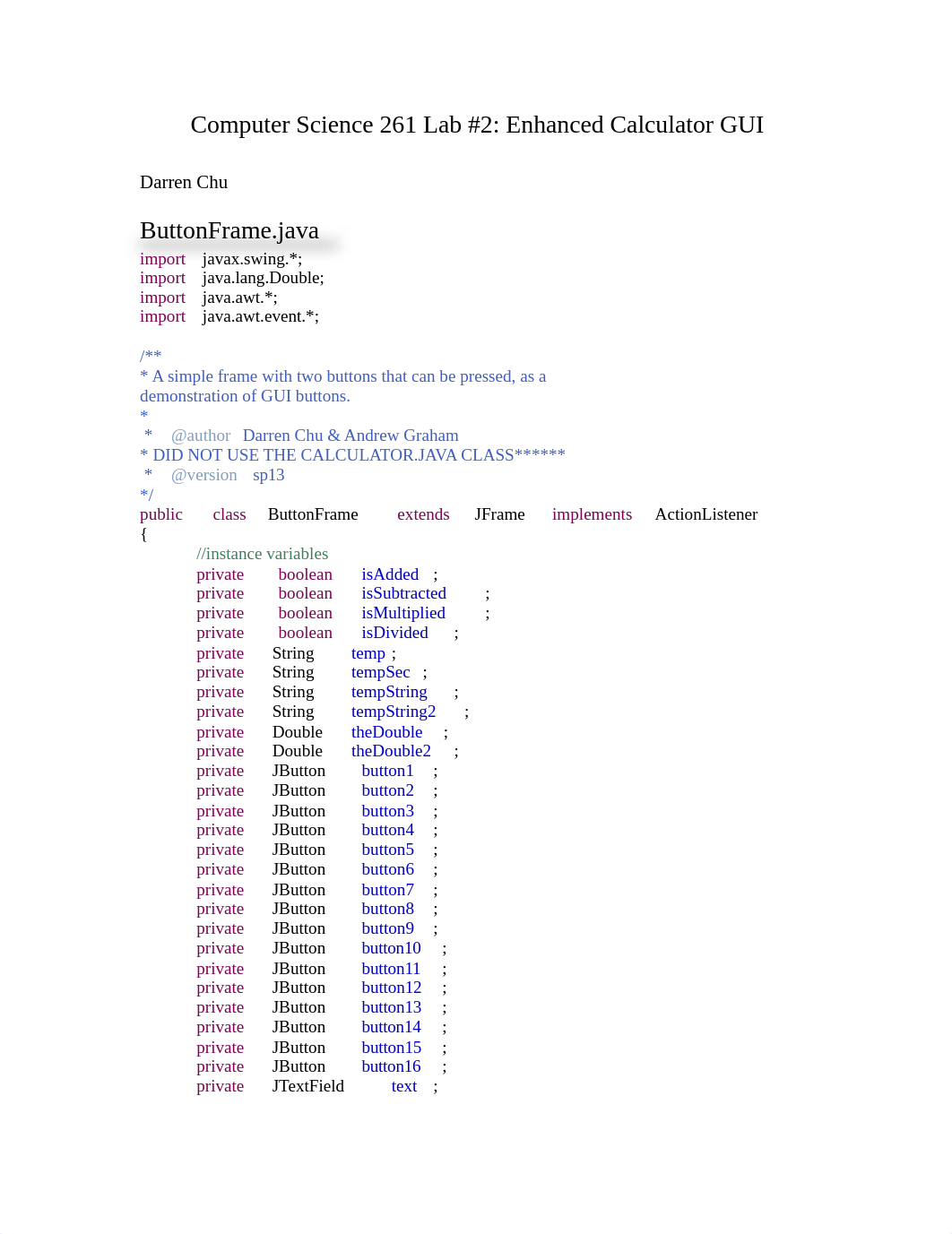 Computer Science 261 Lab#2 - Enhanced Calculator GUI_dcpkirxwfxo_page1