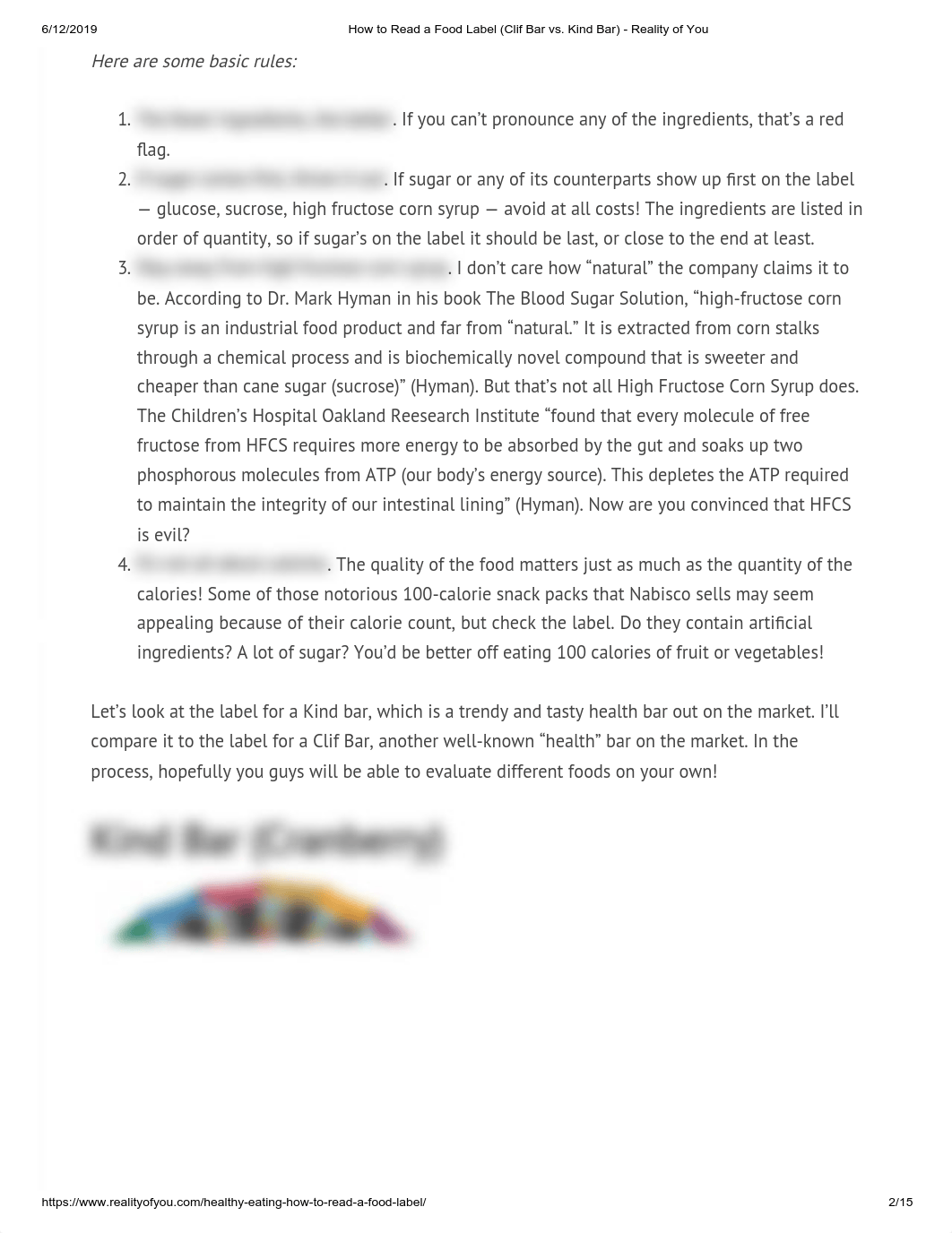 How to Read a Food Label (Clif Bar vs. Kind Bar) - Reality of You.pdf_dcqcf7dlj5e_page2