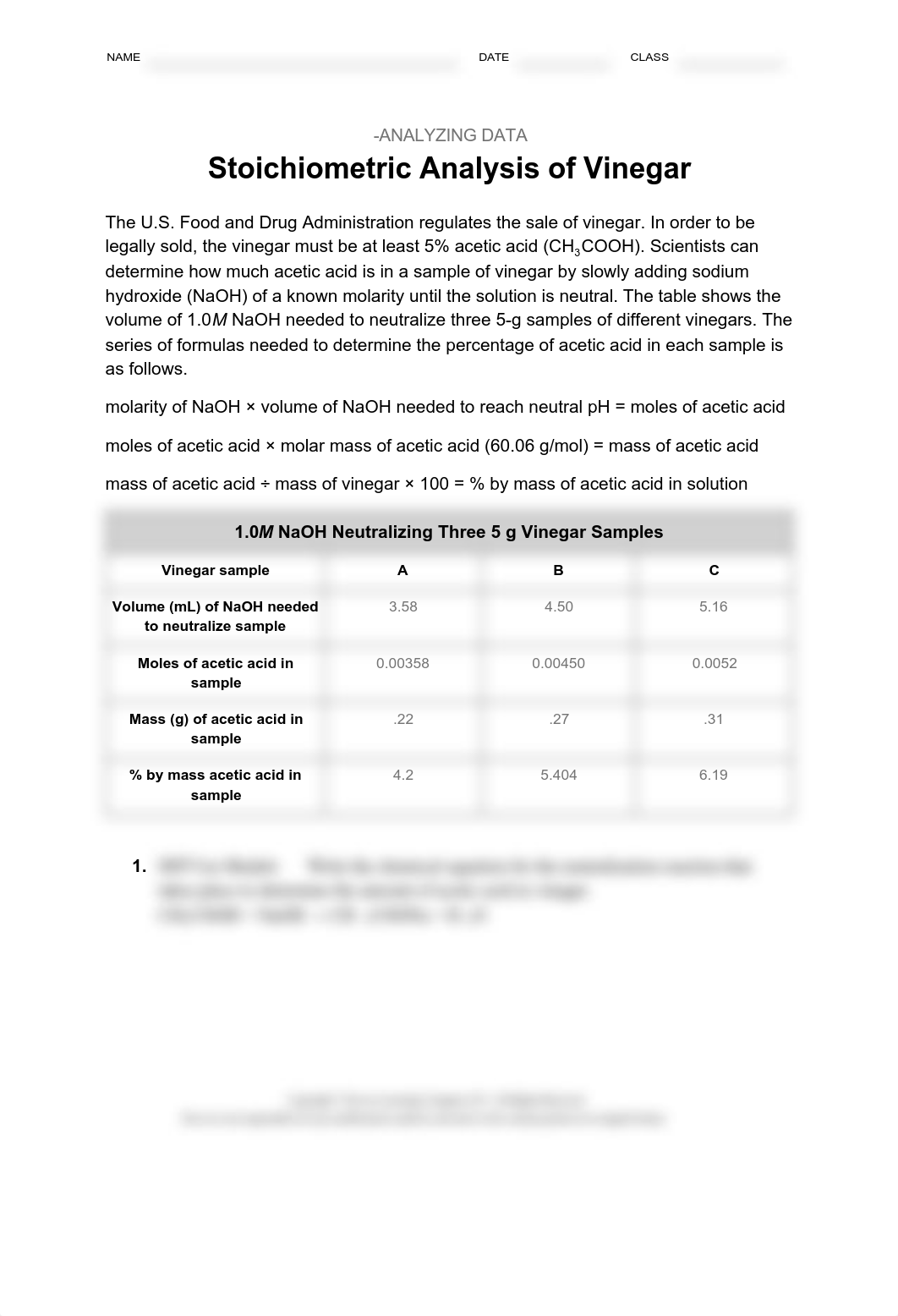 Analyze Data Stoich Analysis of Vinegar.pdf_dcqrfi5m4y7_page1