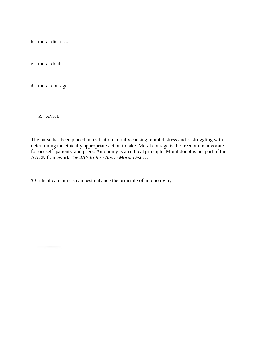 Adult Nursing III - Chapter 2 Ethical & Legal Issue (Urden) - EXAM 3.docx_dcqsmyx9zgv_page2