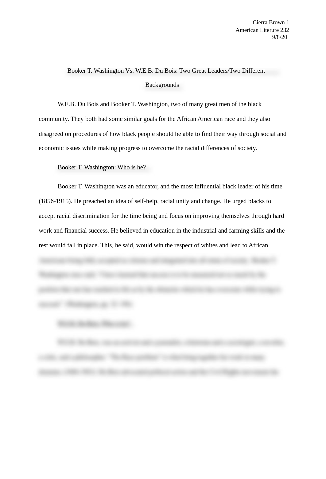 Booker T. Washington vs. W.E.B. Du Bois Compare and Contrast.docx_dcqxase7uhe_page1