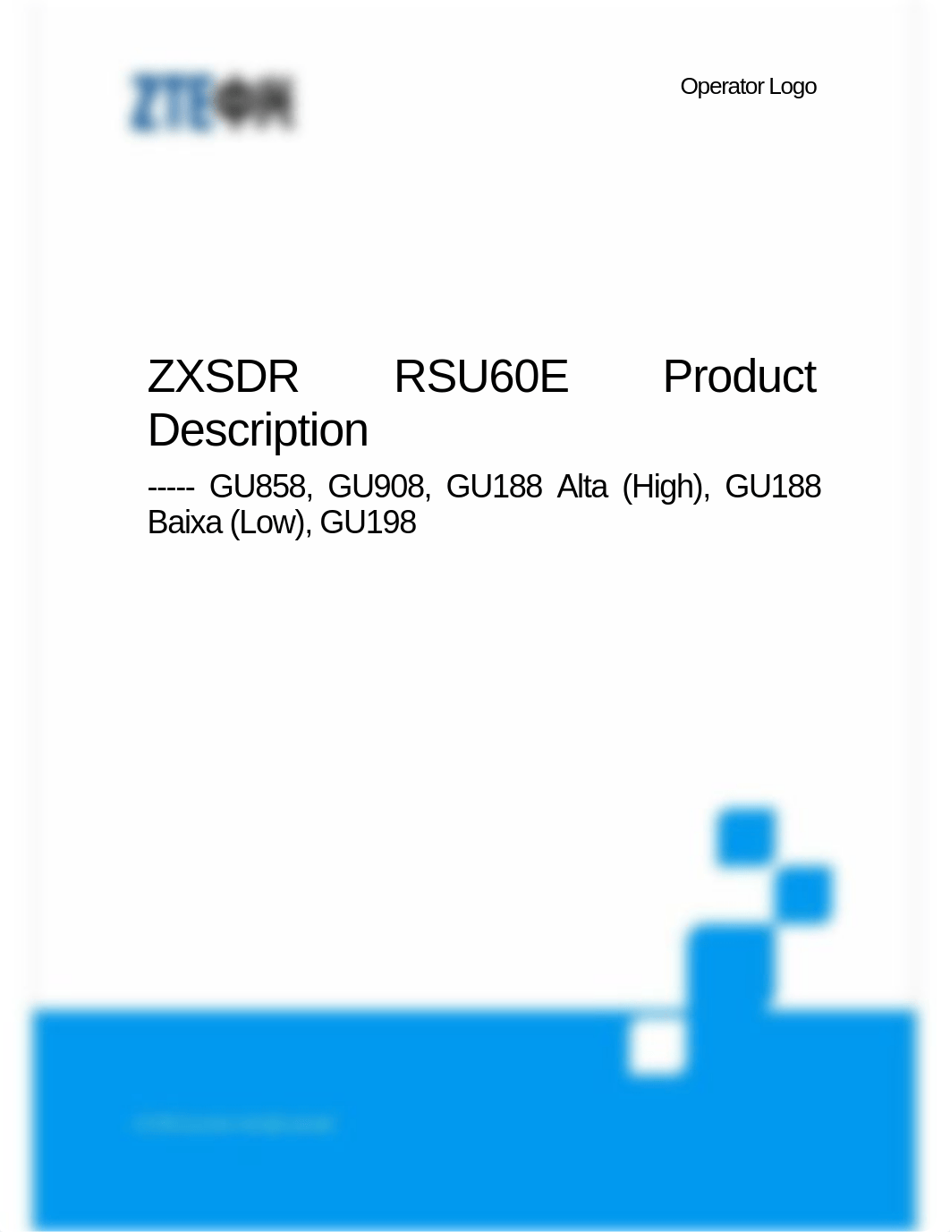 ZTE zxsdr Description.pdf_dcr5gmd211l_page1