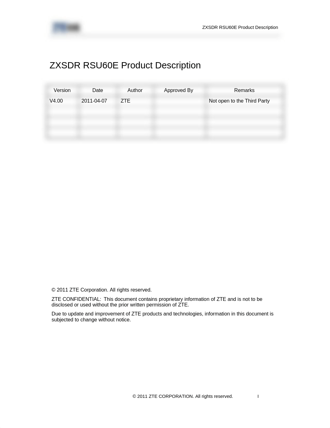 ZTE zxsdr Description.pdf_dcr5gmd211l_page3