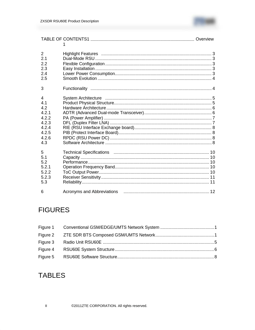 ZTE zxsdr Description.pdf_dcr5gmd211l_page4