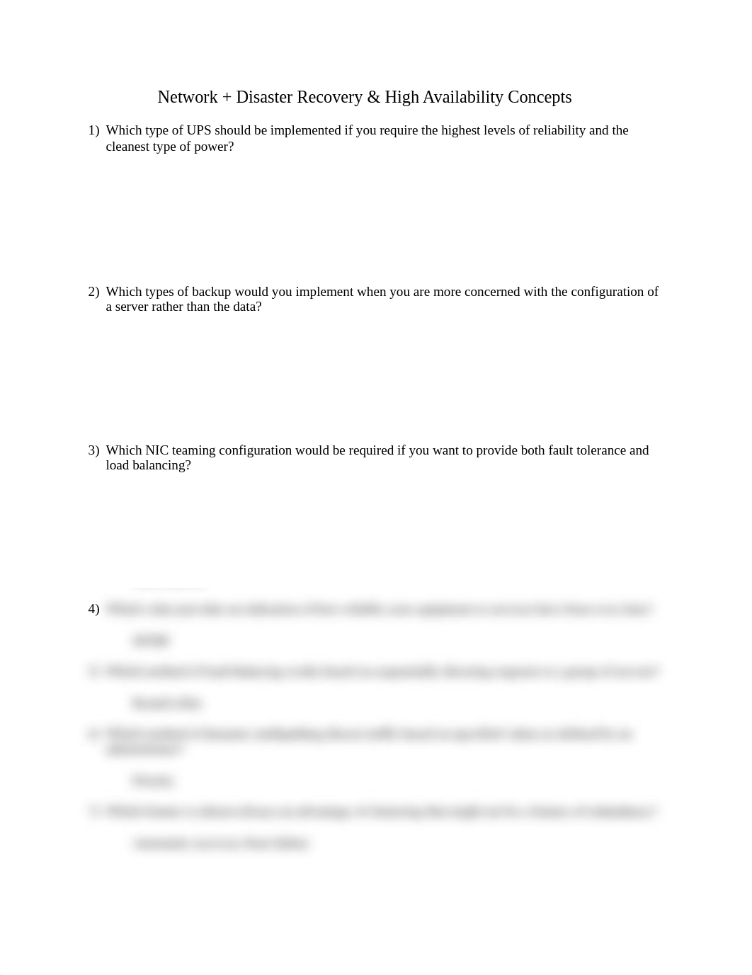 Network + Disaster Recovery & High Availability Concepts.pdf_dcrp7ym0qxq_page1