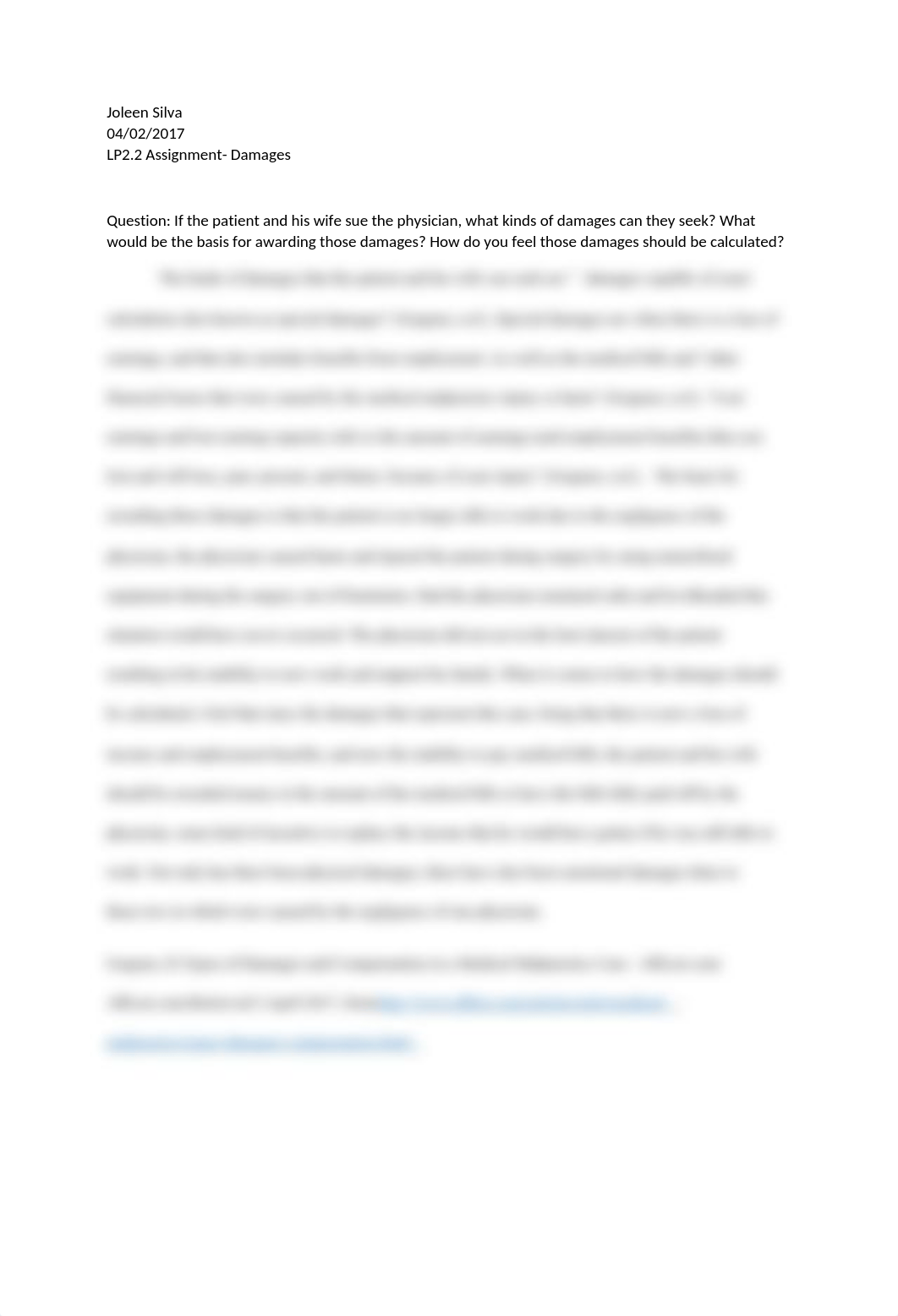 LP2.2 Assignment- Damages.docx_dcsj4p8s16e_page1
