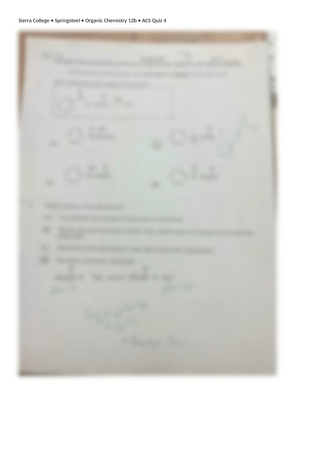 Sierra College Springsteel ochem 12b ACS quiz 4_dcskqcs6r8z_page1