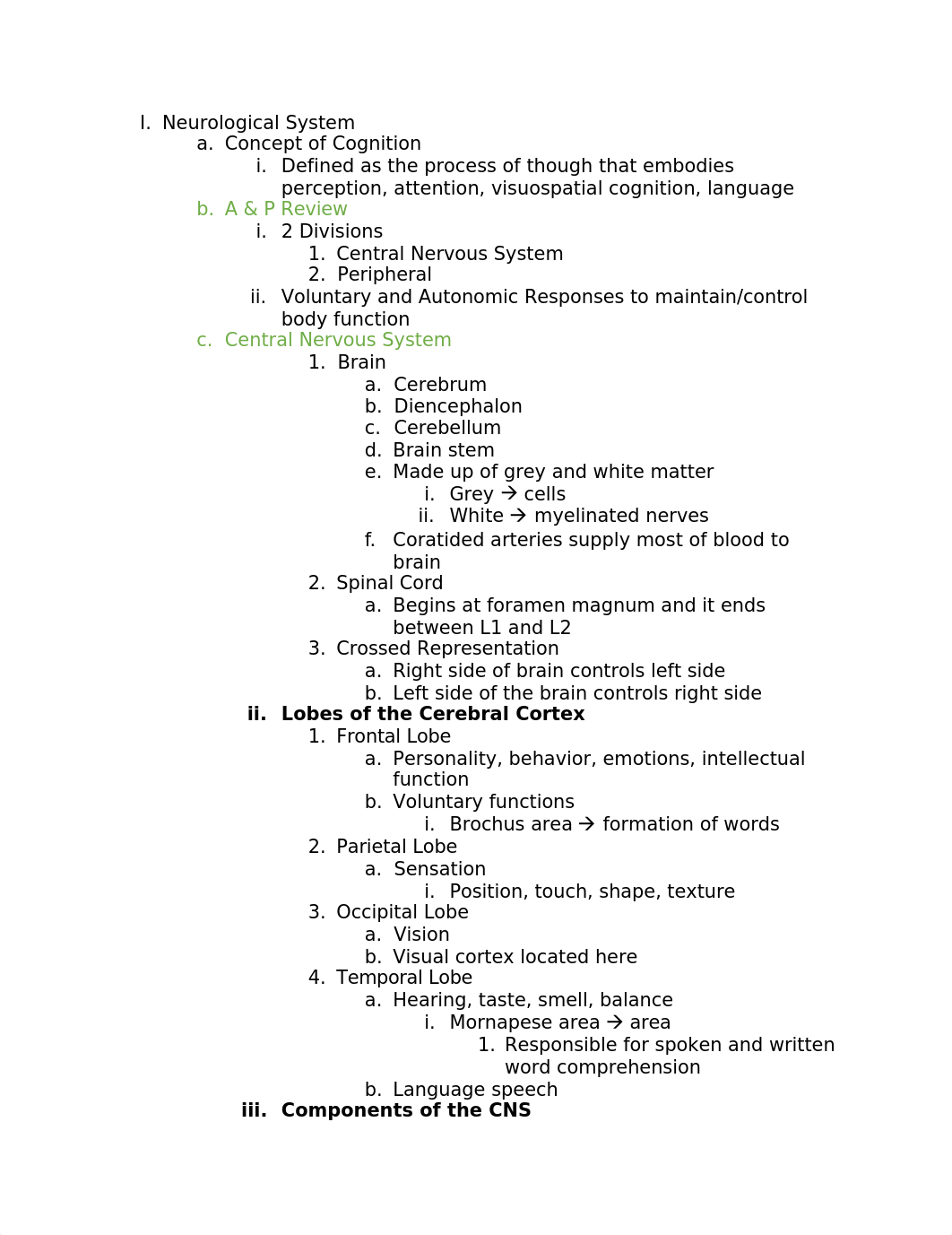 Neurological System.doc_dcslwrwvz3u_page1