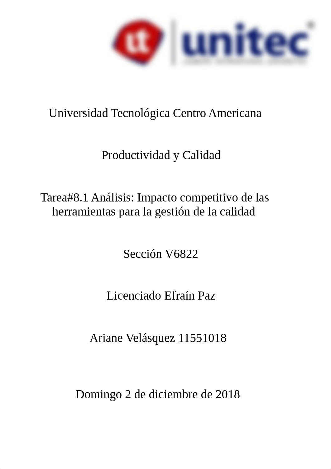 Tarea#8.1 Análisis- Impacto competitivo de las herramientas para la gestión de la calidad.docx_dct0p1wd5lk_page1