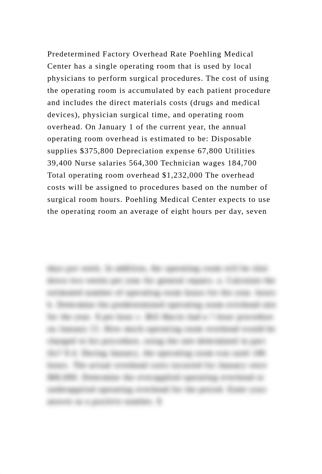 Predetermined Factory Overhead Rate Poehling Medical Center has a si.docx_dctemjnbbiw_page2