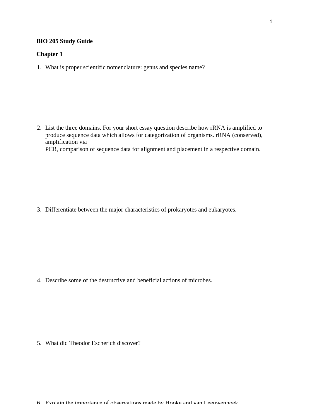 BIO 205 Study Guide.docx_dctj6aks2m6_page1