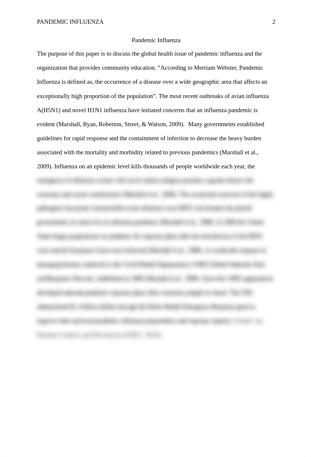 Unit 7 Pandemic Influenza BHA 3501 Community Health P.Smith.docx_dctlabxd4kg_page2