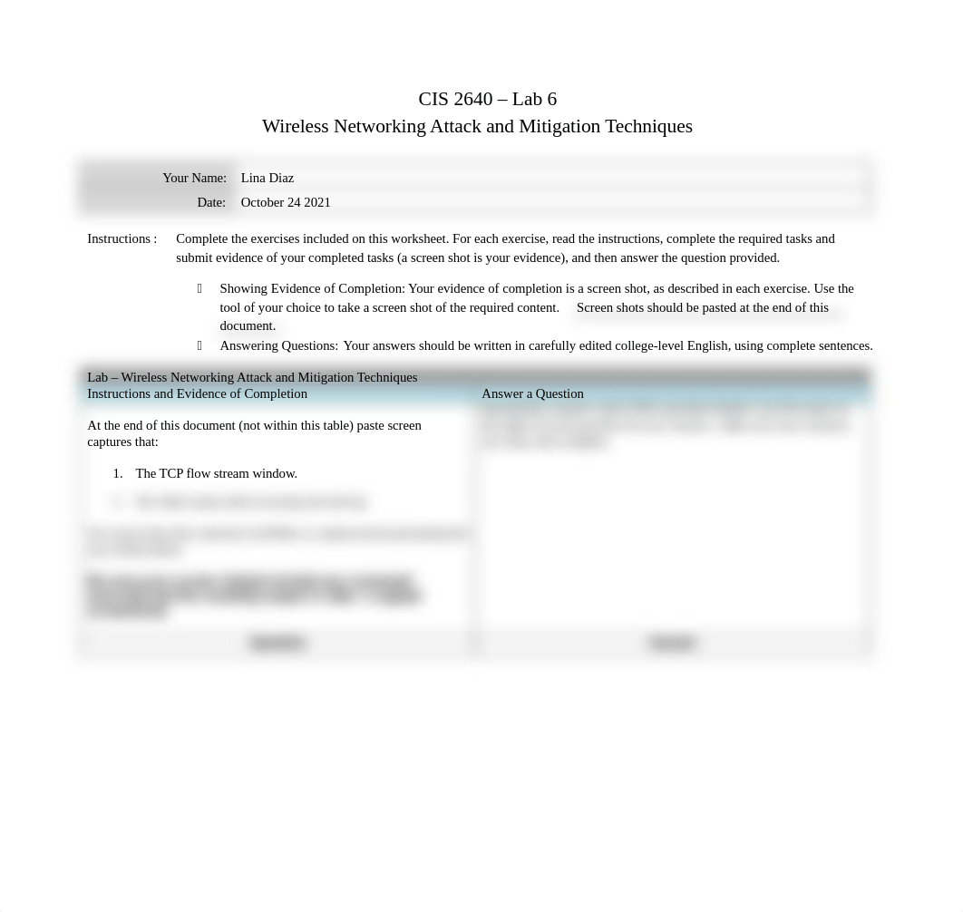 Lina_Lab 6 Wireless Networking Attack and Mitigation Techniques (1).docx_dctn3tjdmqi_page1