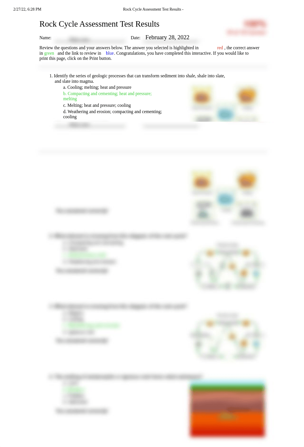 Rock Cycle Assessment Test Results -.pdf_dcto4dr161a_page1