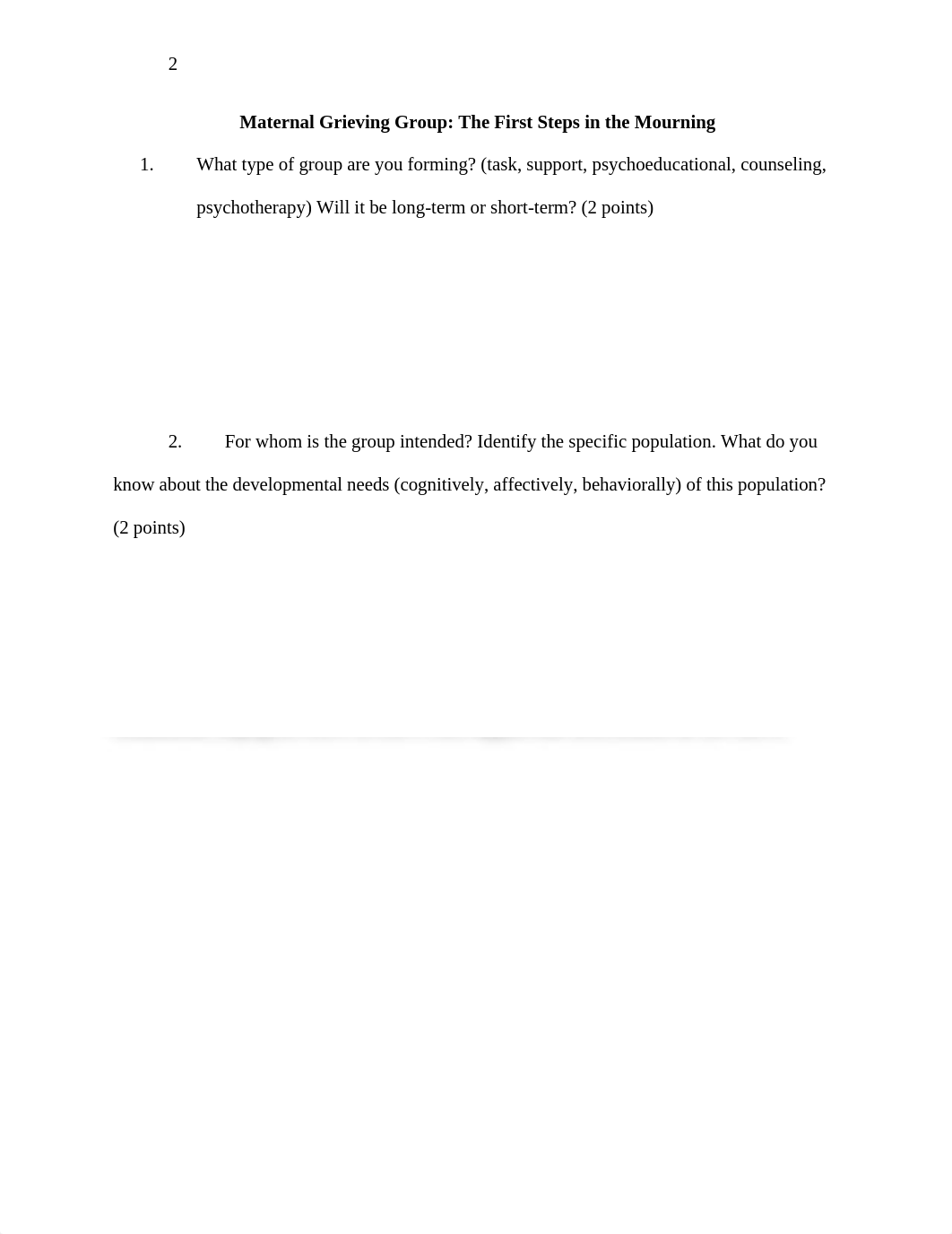 Maternal Grieving Group The First Steps in the Mourning.doc_dctvnd8yf2y_page2