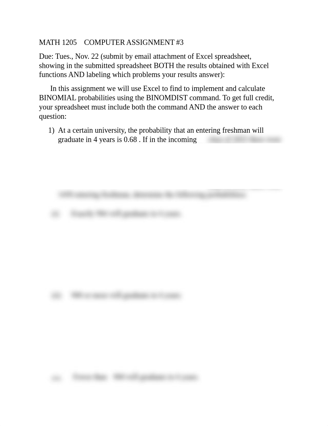 MATH 1205 COMPUTER ASSIGNMENT #3).docx_dctyx18kgay_page1