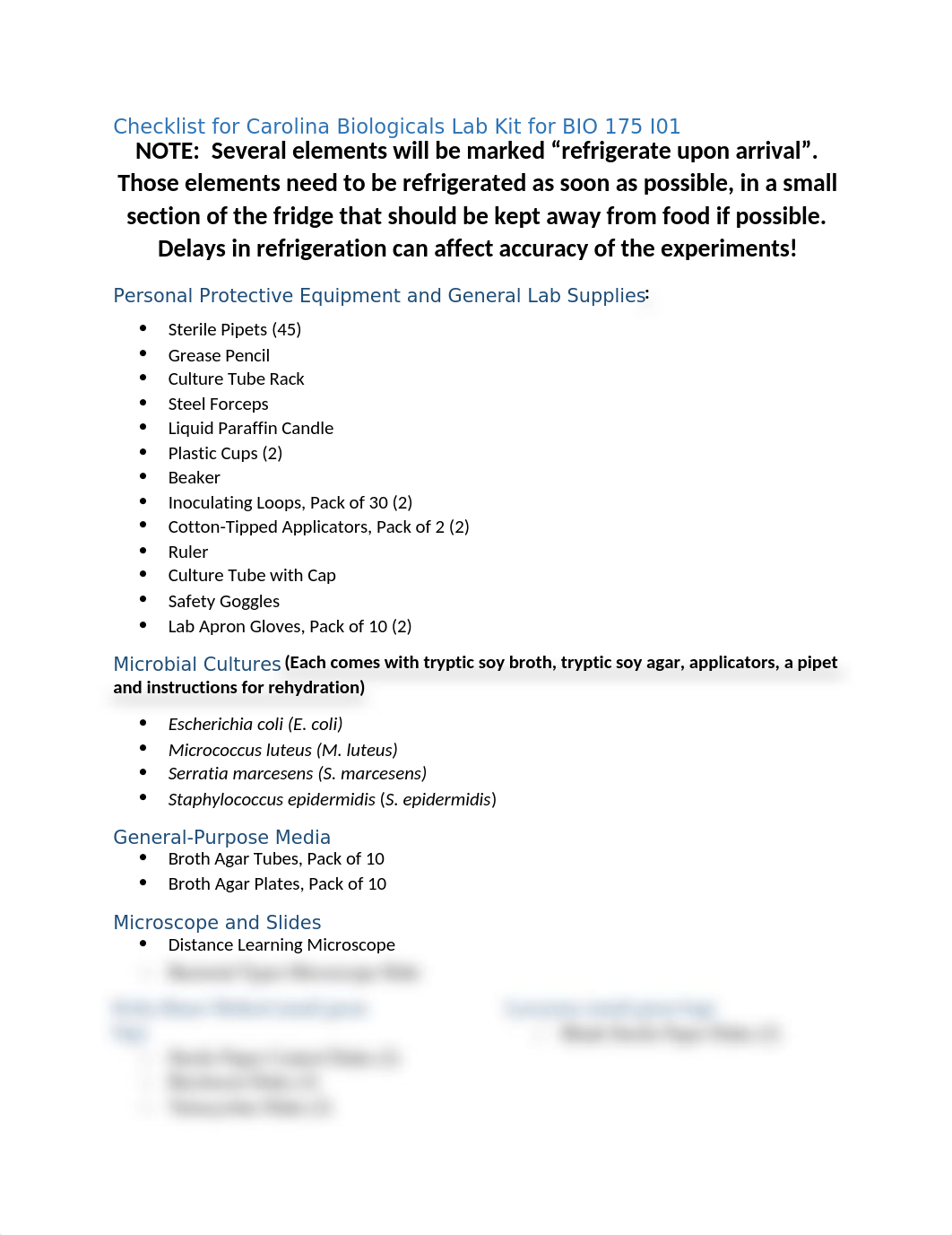 Checklist for Carolina Biologicals Lab Kit(1).docx_dcu7f412lql_page1