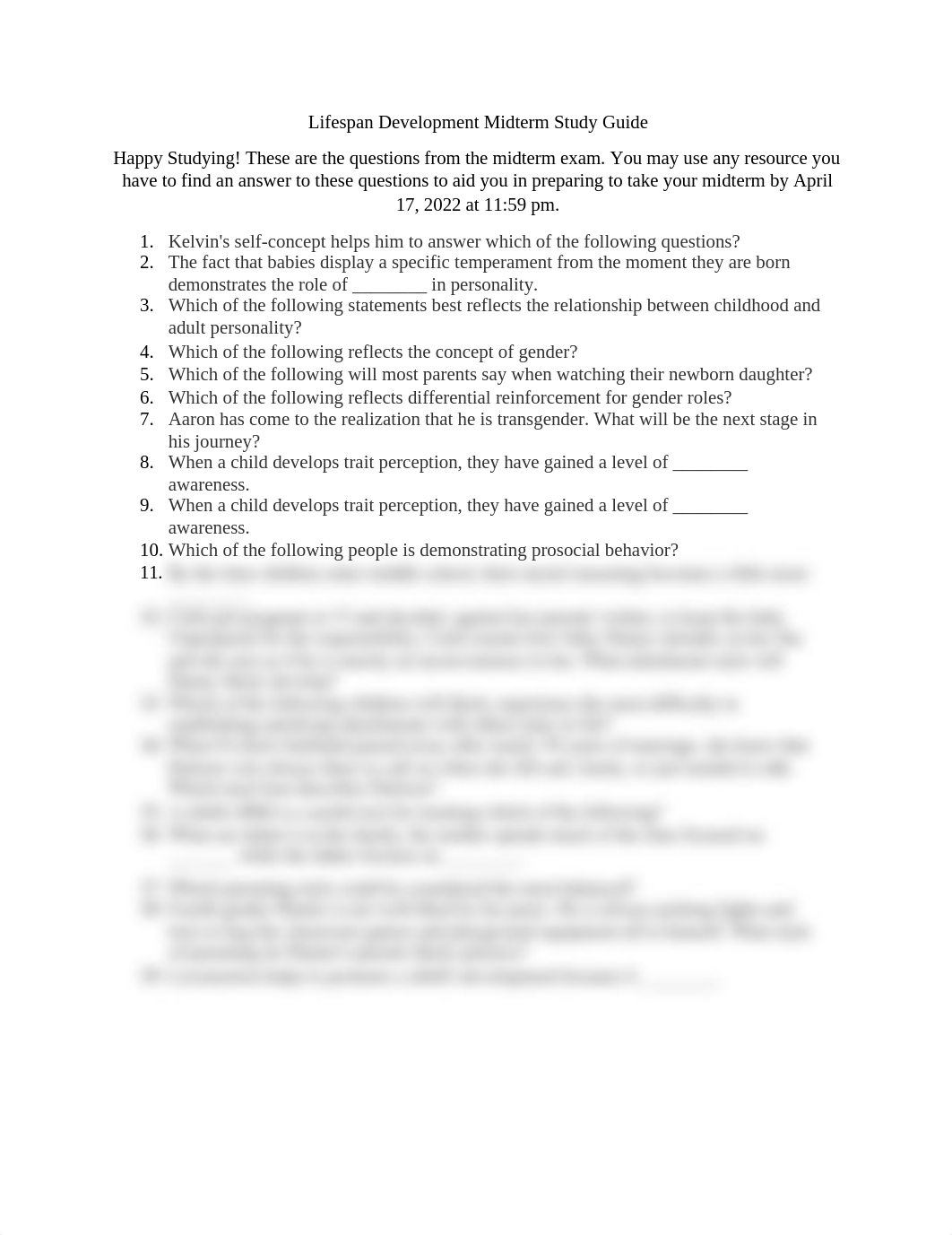 Lifespan Development Midterm Study Guide (1).docx_dcut0dtrlxb_page1