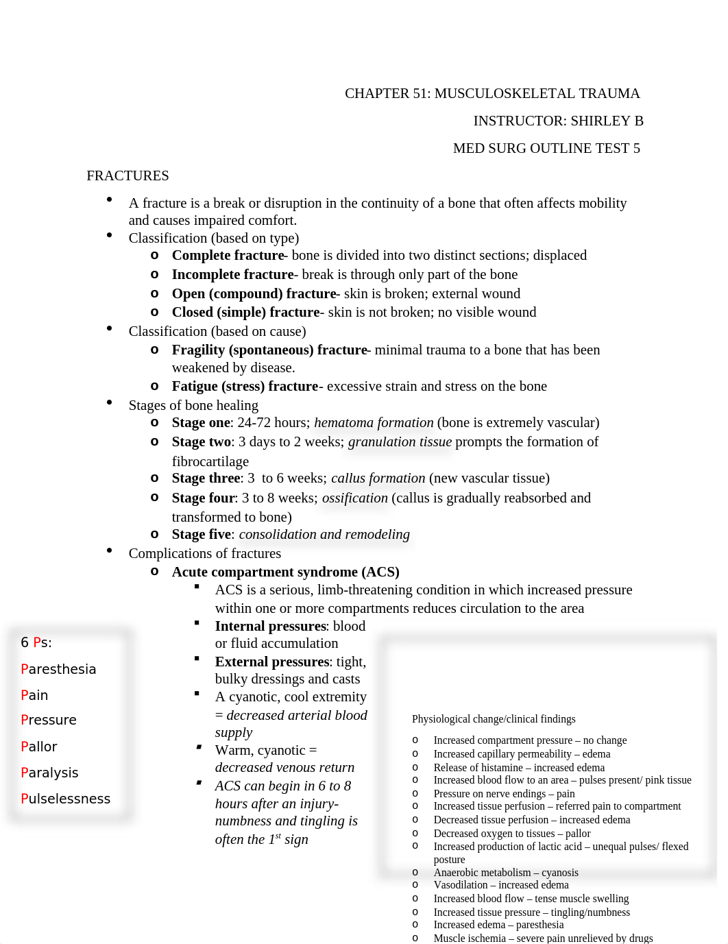 chapter 51 fractures med surg outline test 5 .docx_dcvlti95cfk_page1