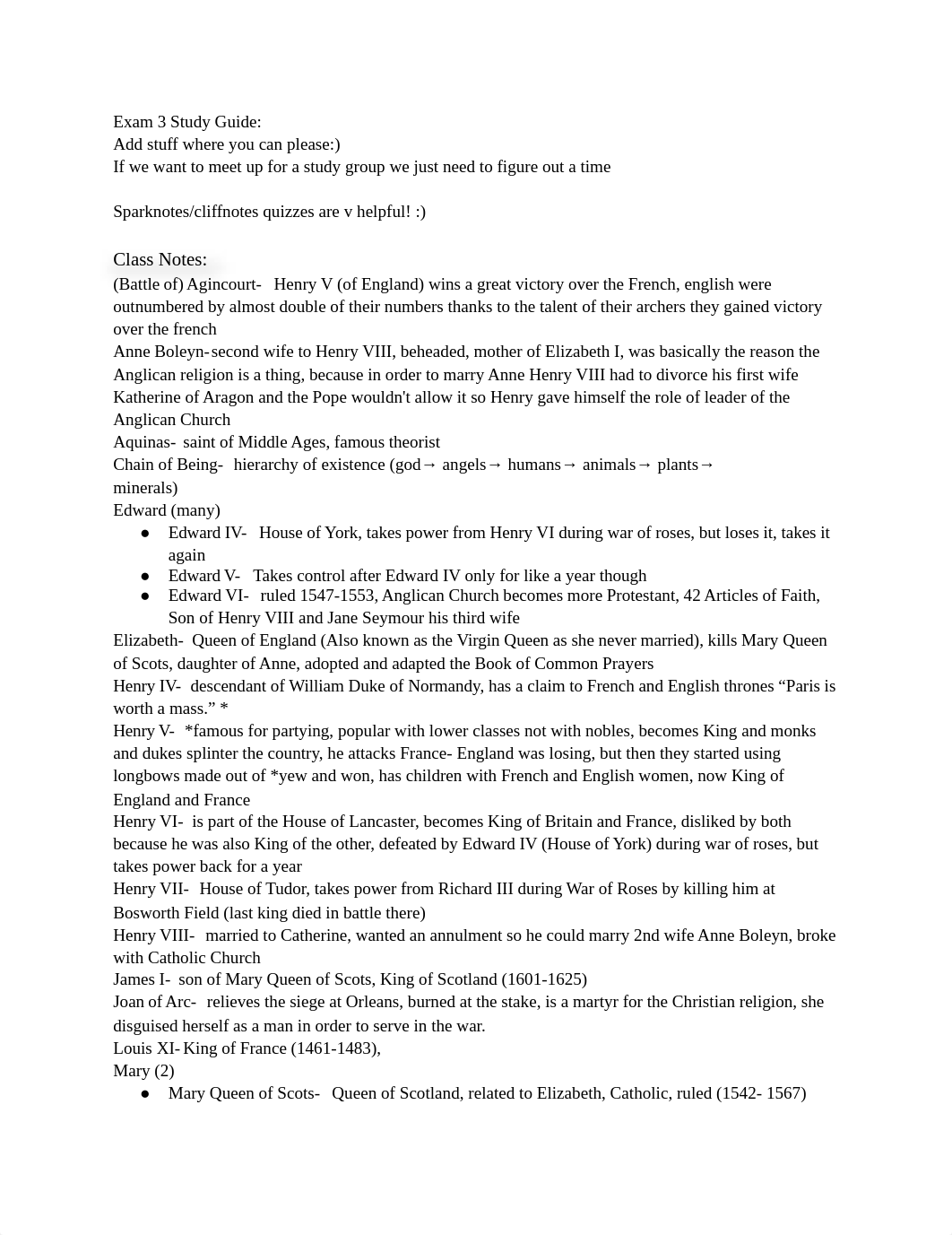 Humanities Exam 3 Study Guide.docx_dcvouqav9am_page1