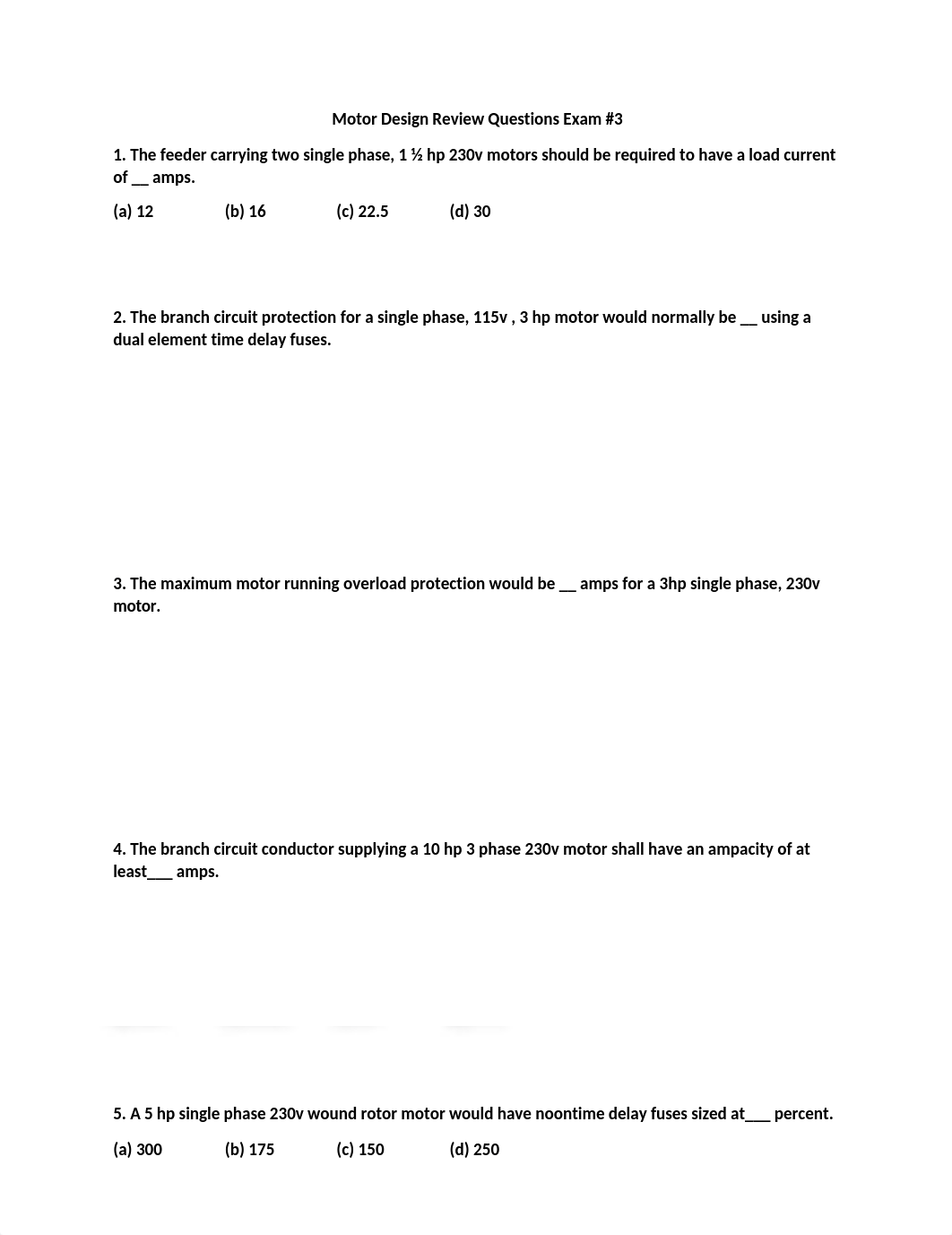 Motor Design Review Questions Exam #3.docx_dcvow5w2lmo_page1