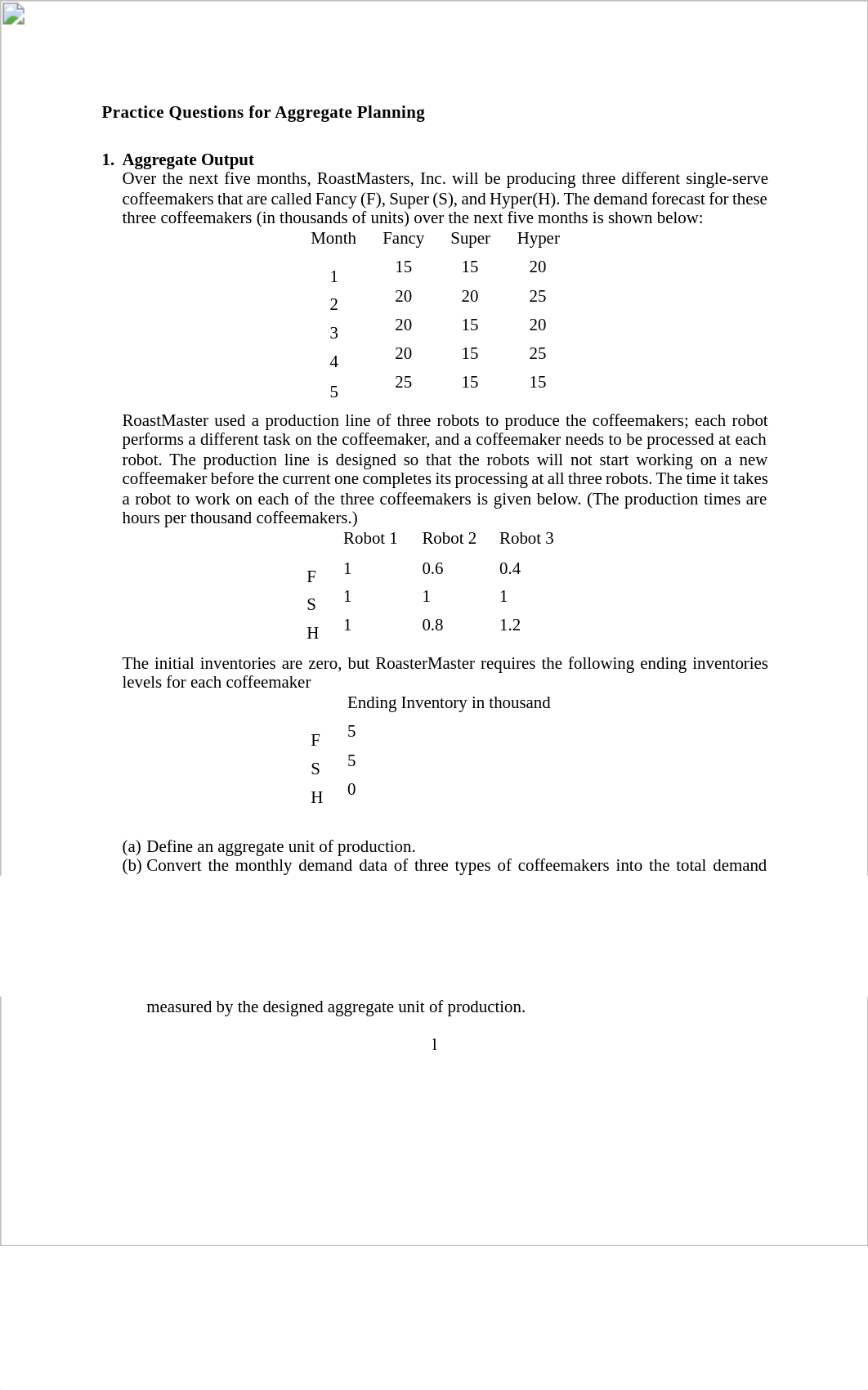 2. Aggregate Planning Additional Practice Problems .pdf_dcvpsiilm53_page1