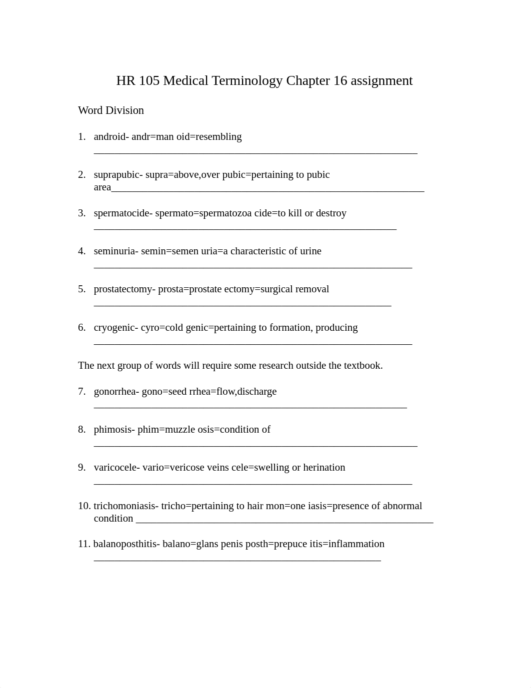 Medical Terminology Chapter 16 Assignment.pdf_dcvvni2p3jt_page1