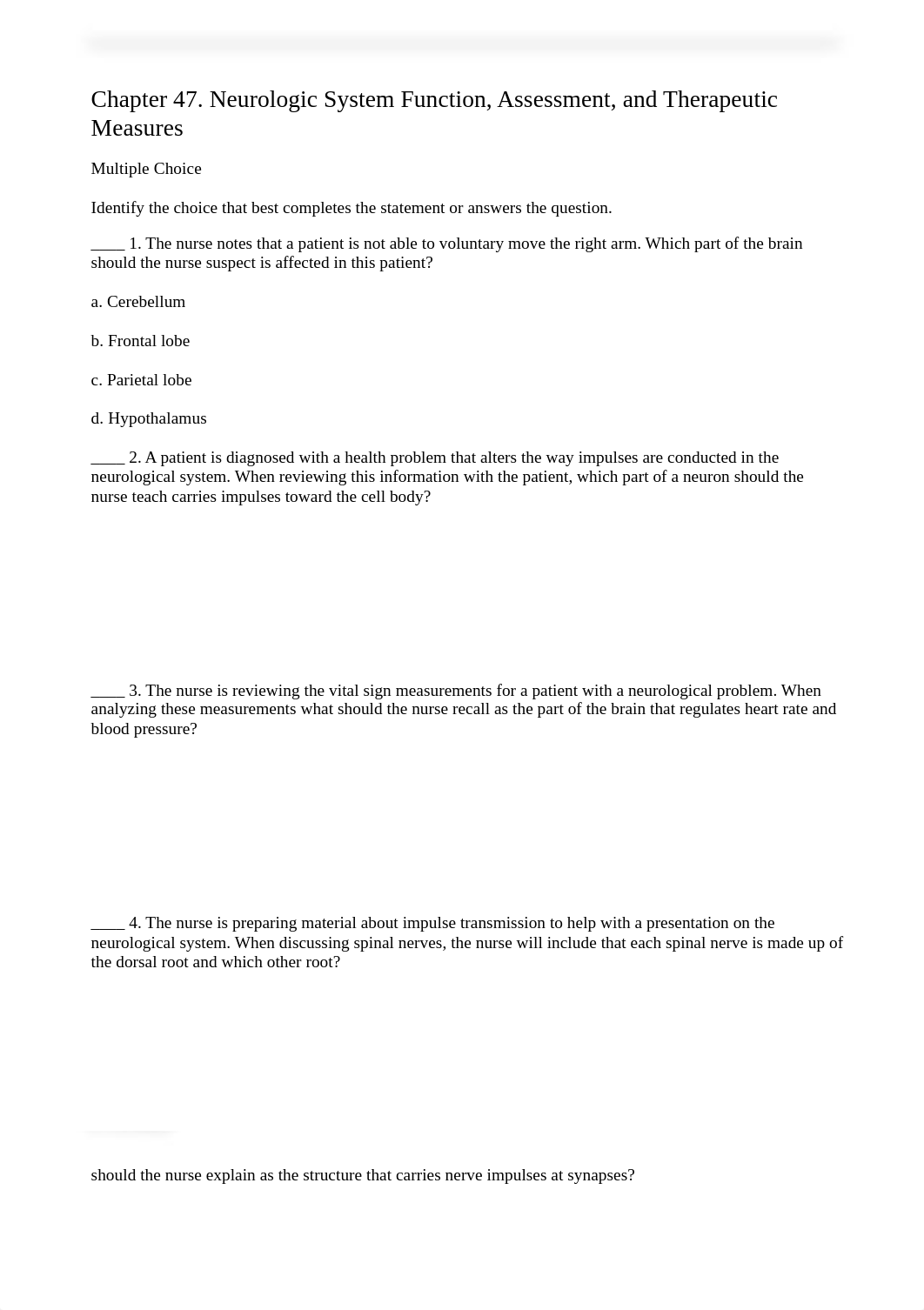 MSN6-Chapter 47. Neurologic System Function, Assessment, and Therapeutic Measures.pdf_dcw8l0h25n3_page1