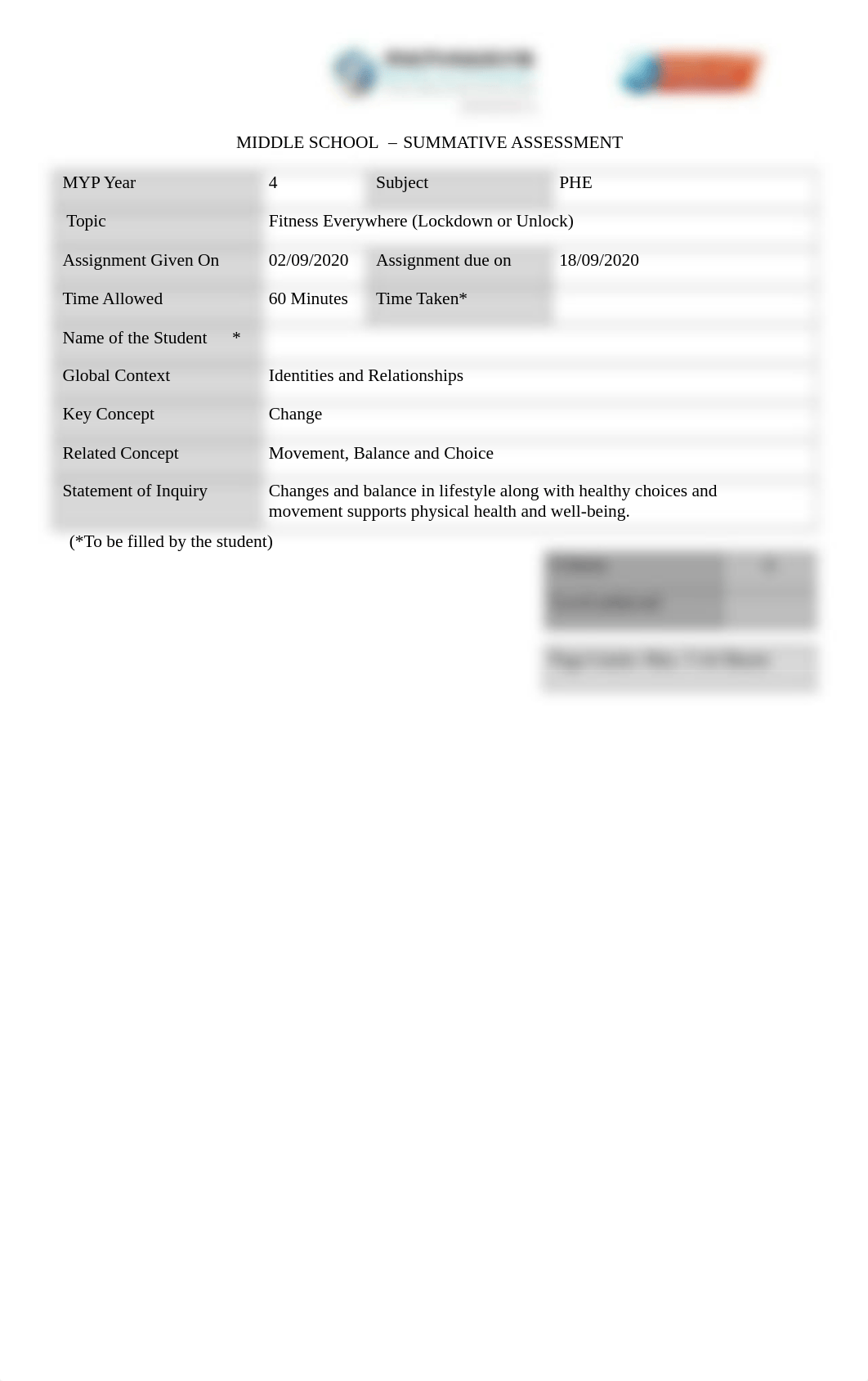 MYP - 4 PHE Summative I.pdf_dcw8rfa8zzs_page1