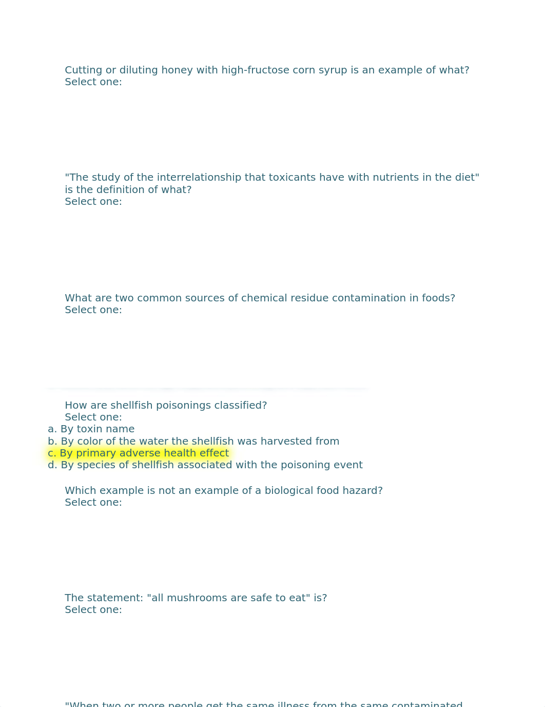 Toxicology 1000 (online)- Exam 5 Answers.docx_dcwo19v3jvg_page1