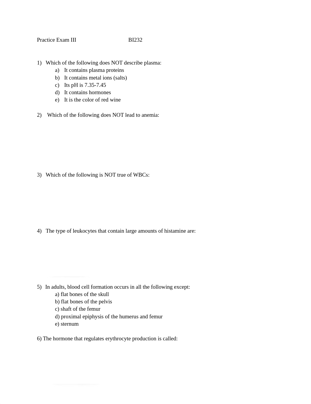 Practice Exam III - BI232.docx_dcwyzpeasb6_page1