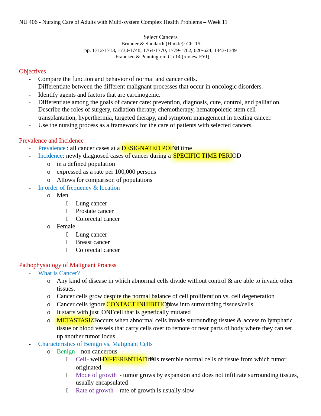 NU 406 WK 11 - Select Cancers.docx_dcxfpapni5z_page1