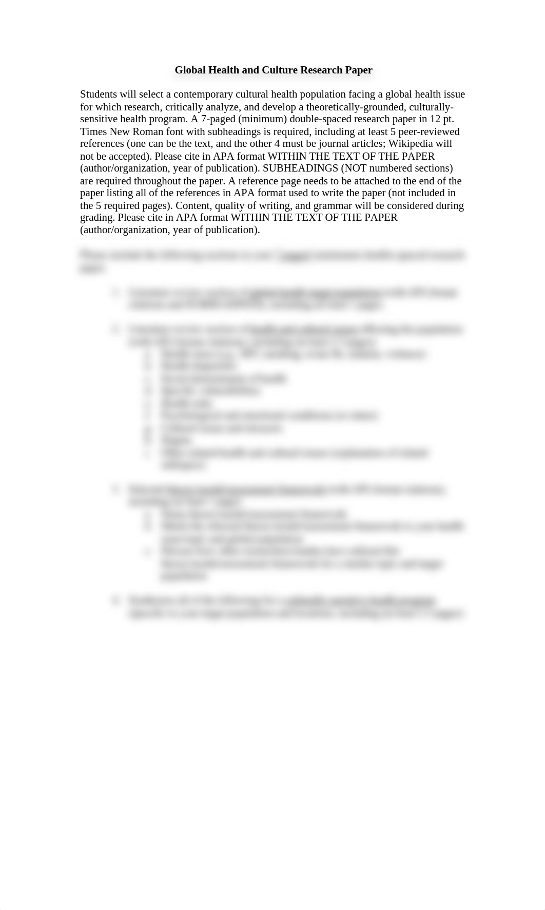 Global Health and Culture Research Paper Spring 2016.doc_dcxqpapg607_page1