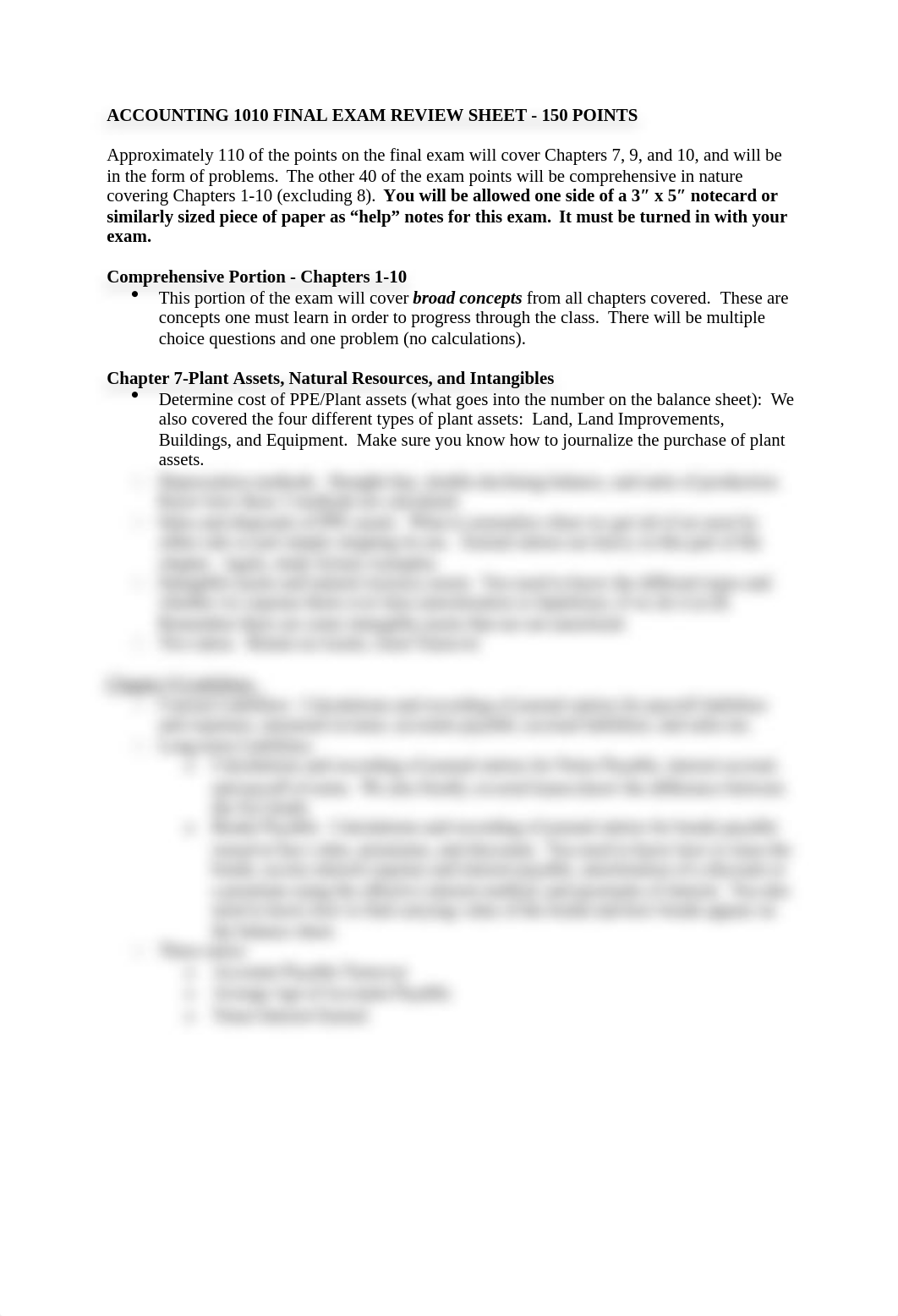 Acct 1010 Final Exam Review Sheet.docx_dcxrmaybjkf_page1