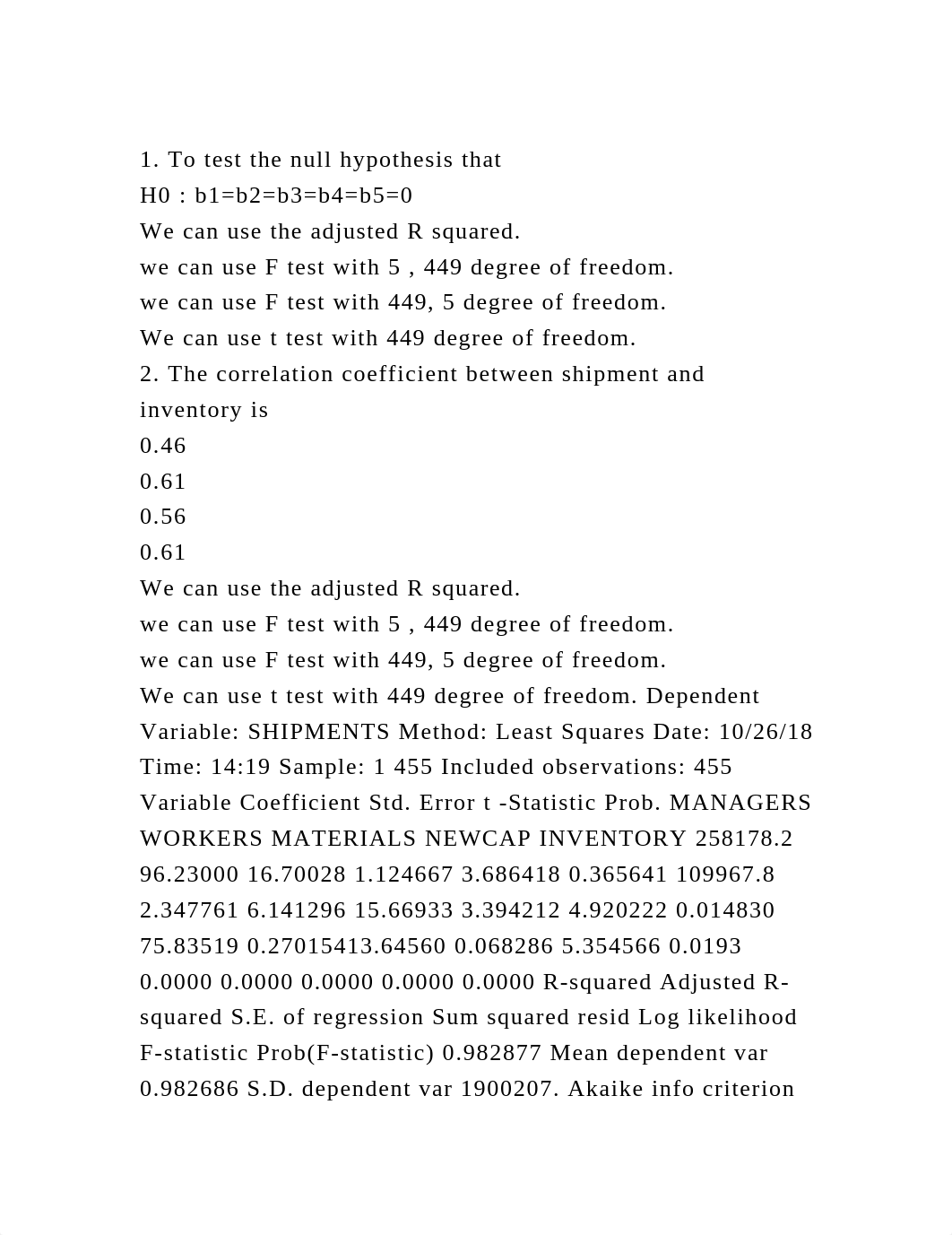 1. To test the null hypothesis thatH0  b1=b2=b3=b4=b5=0We can u.docx_dcy3aqx2r3b_page2