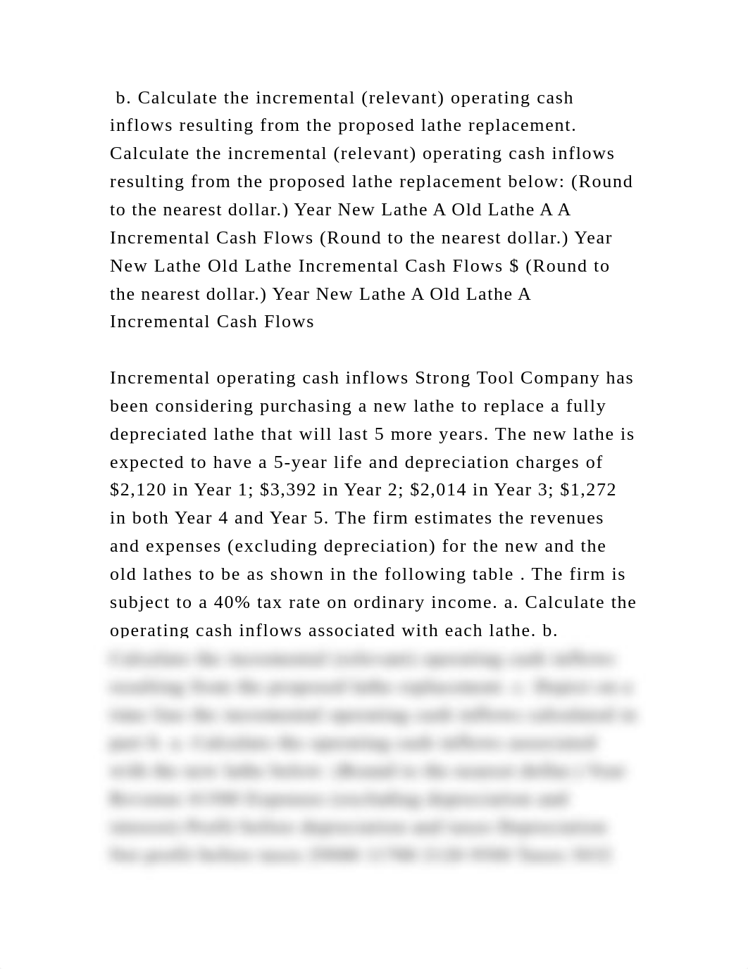 b. Calculate the incremental (relevant) operating cash inflows result.docx_dcyix3ykdp1_page2