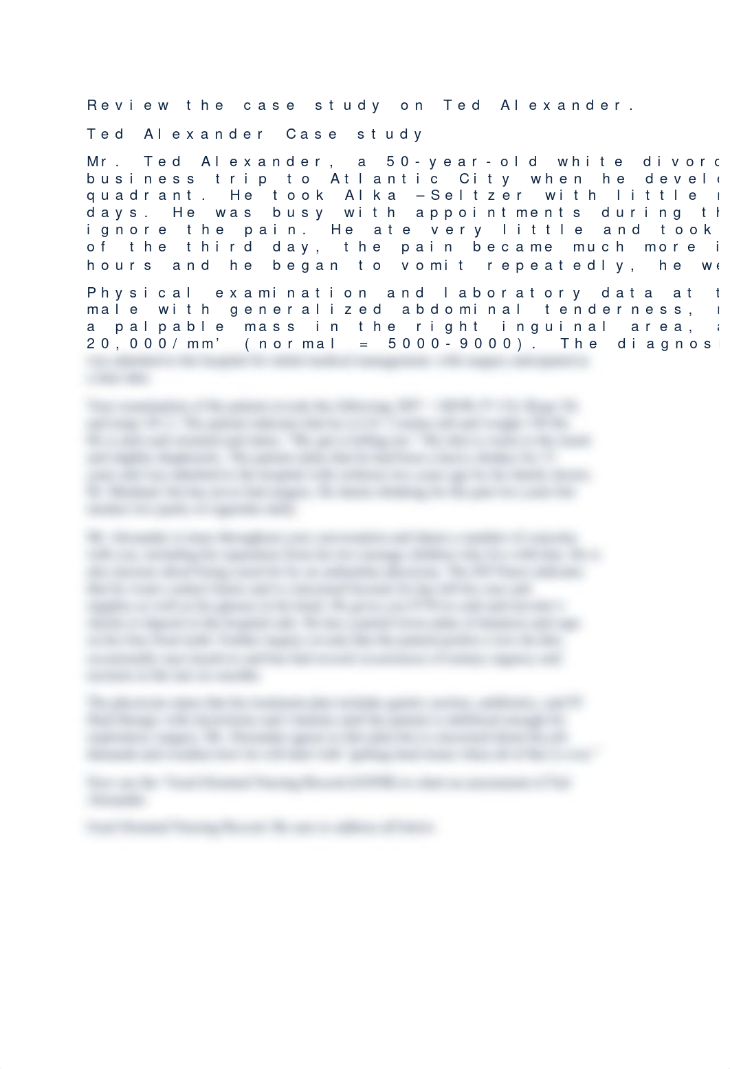 Review the case study on Ted Alexander.docx_dcyphyabjc1_page1