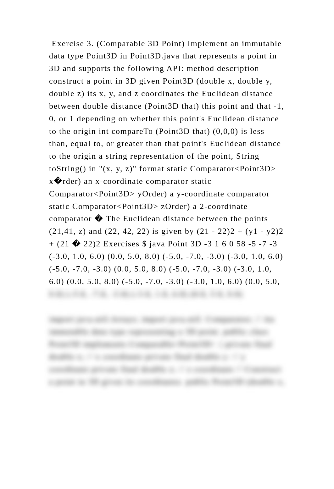 Exercise 3. (Comparable 3D Point) Implement an immutable data type Po.docx_dcyqvccx0xo_page2