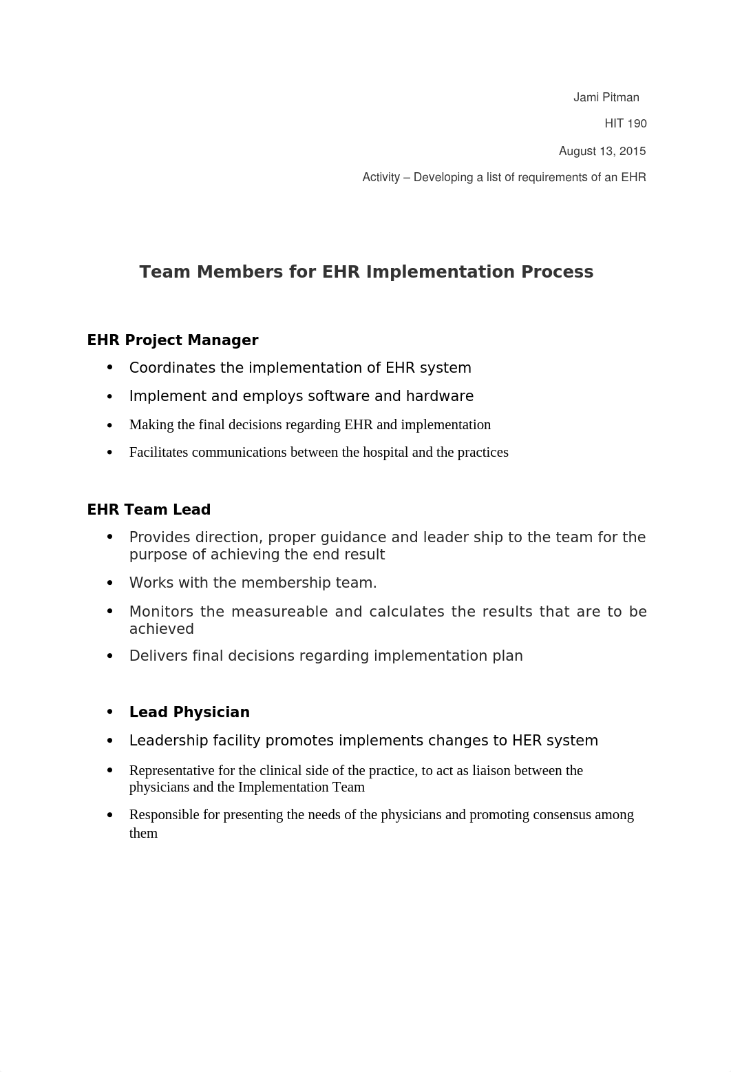 HIT 190 activity developing a list of requirements for an EHR_dcys8l51vbk_page1