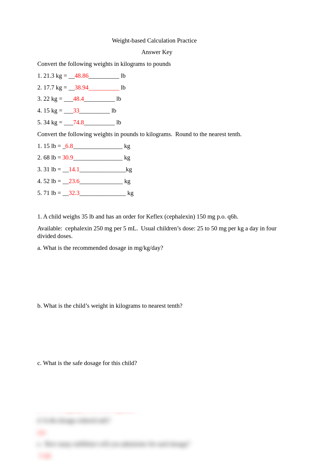 Weight-based dosage calc class answer key Math 100 fall 2022 (1).docx_dcyu5xvr7im_page1