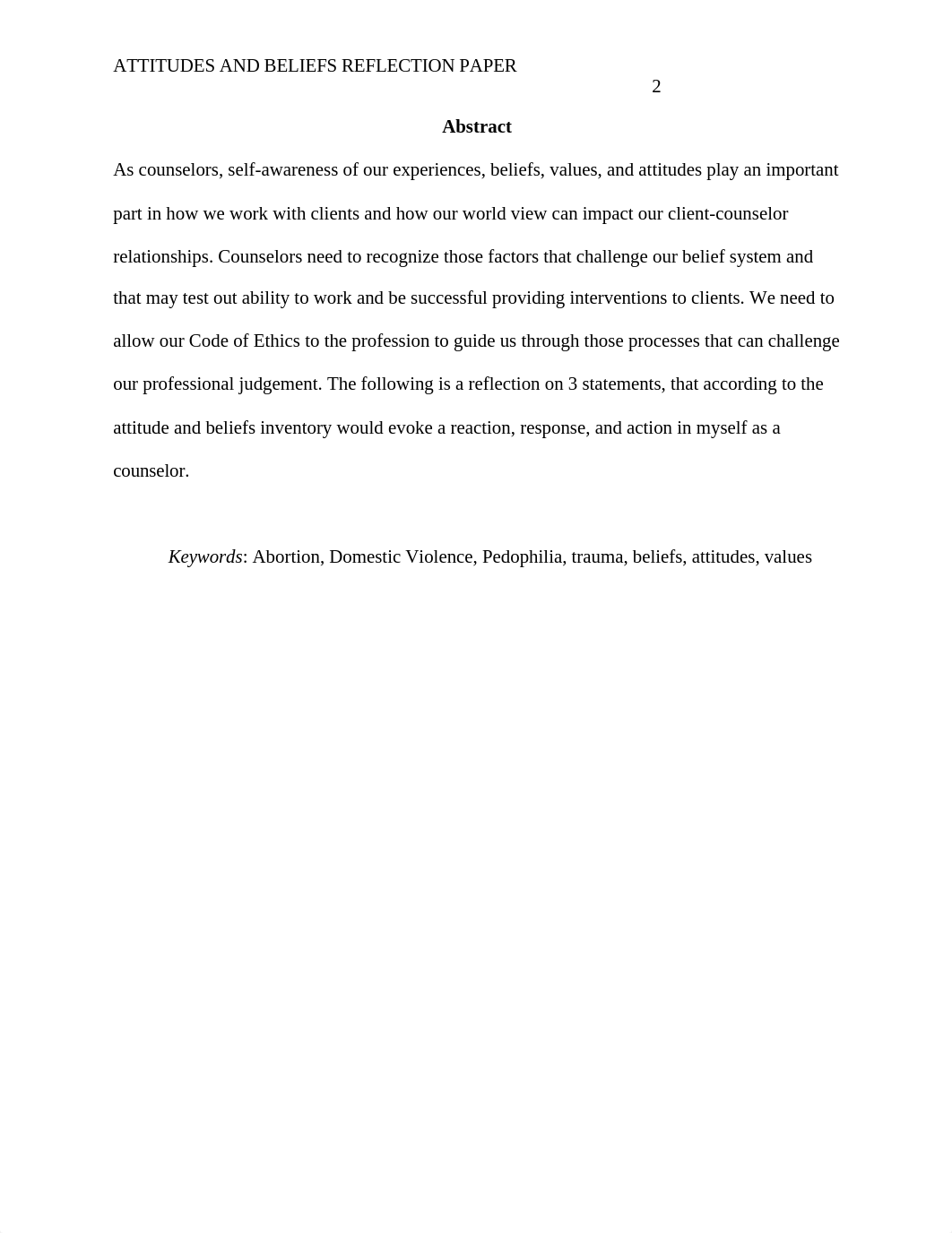 Attitudes and Beliefs Reflection Paper.docx_dcz0xdmywea_page2