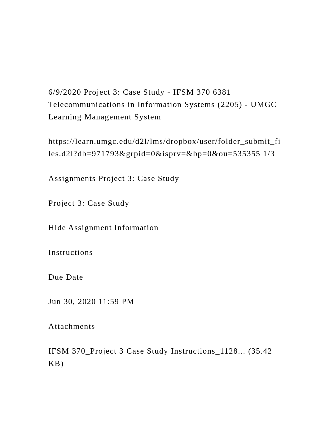 692020 Project 3 Case Study - IFSM 370 6381 Telecommunicati.docx_dczeuch2opq_page2