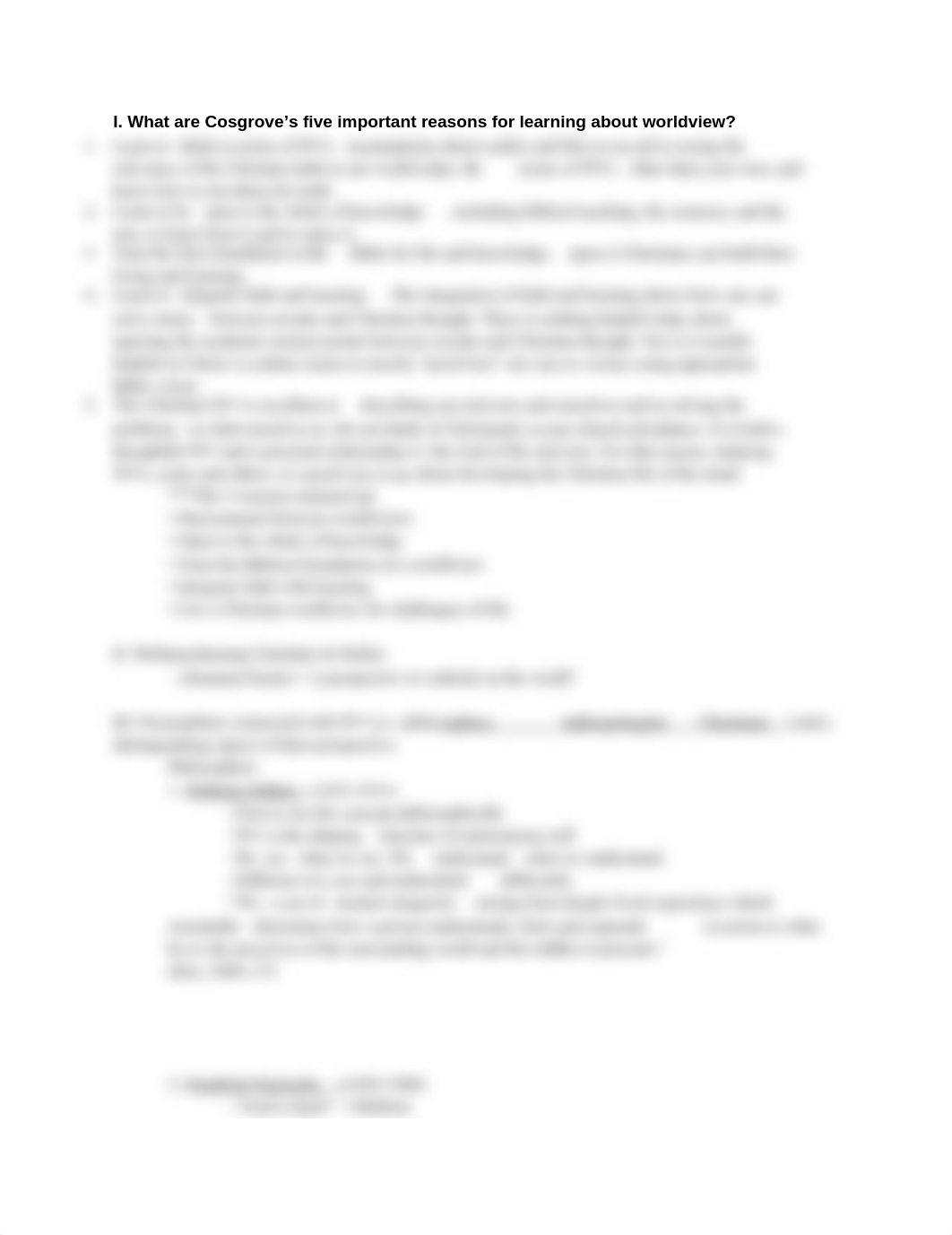 CHRISTIAN WORLDVIEW EXAM 1 STUDY GUIDE_dczip9rp0lk_page1