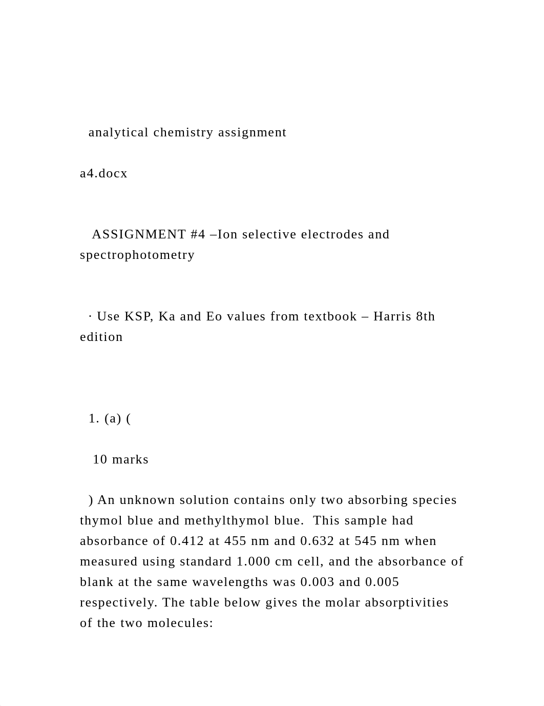 analytical chemistry assignment a4.docx   ASSIGNMENT #4.docx_dczuqb1y24m_page2