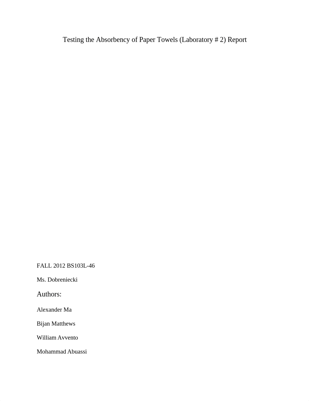 Paper Towel Brand Comparison Lab Report copy_dczwu1jtic2_page1