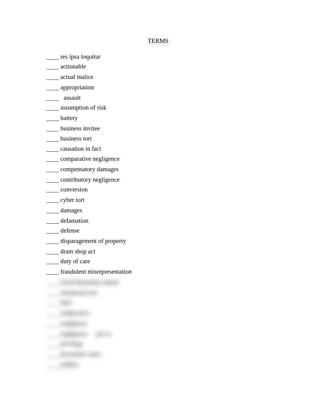 Tort Terms - Matching-1 (2).docx_dd0bdrmy7ks_page1