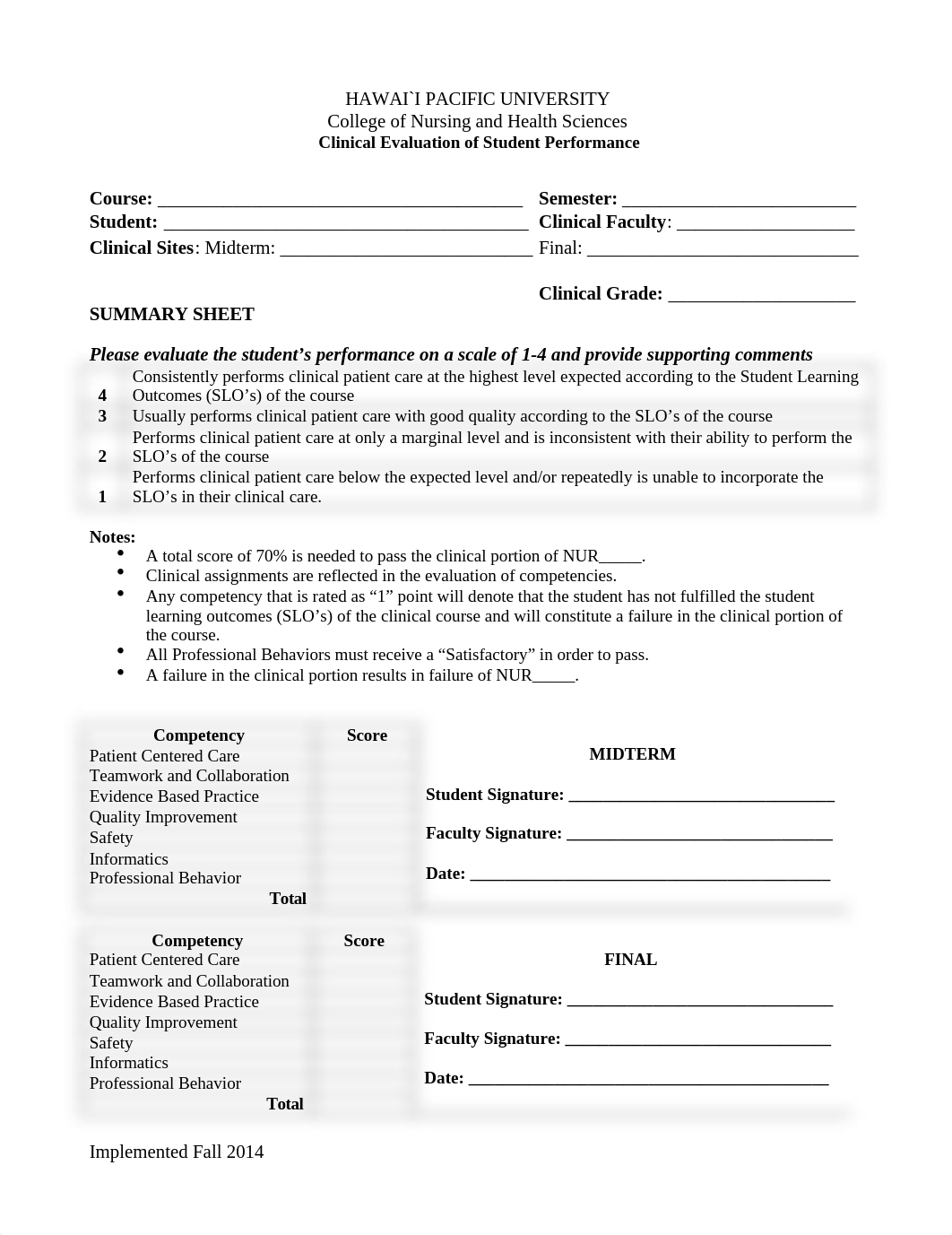 HPU Clinical Evaluation Form.doc_dd0l01dn3if_page1