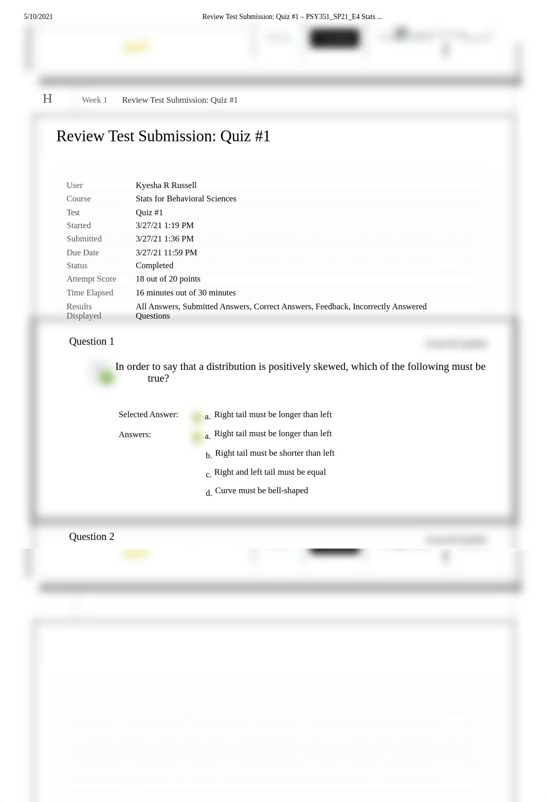 Review Test Submission_ Quiz #1 - PSY351_SP21_E4 Stats .._.pdf_dd0pqmq69jg_page1