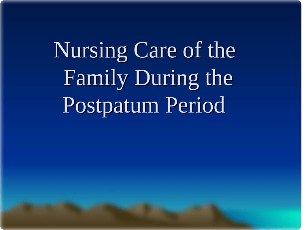 Nursing Care of the Postpartum Woman 2015 use this one (2).ppt_dd0vius1837_page1