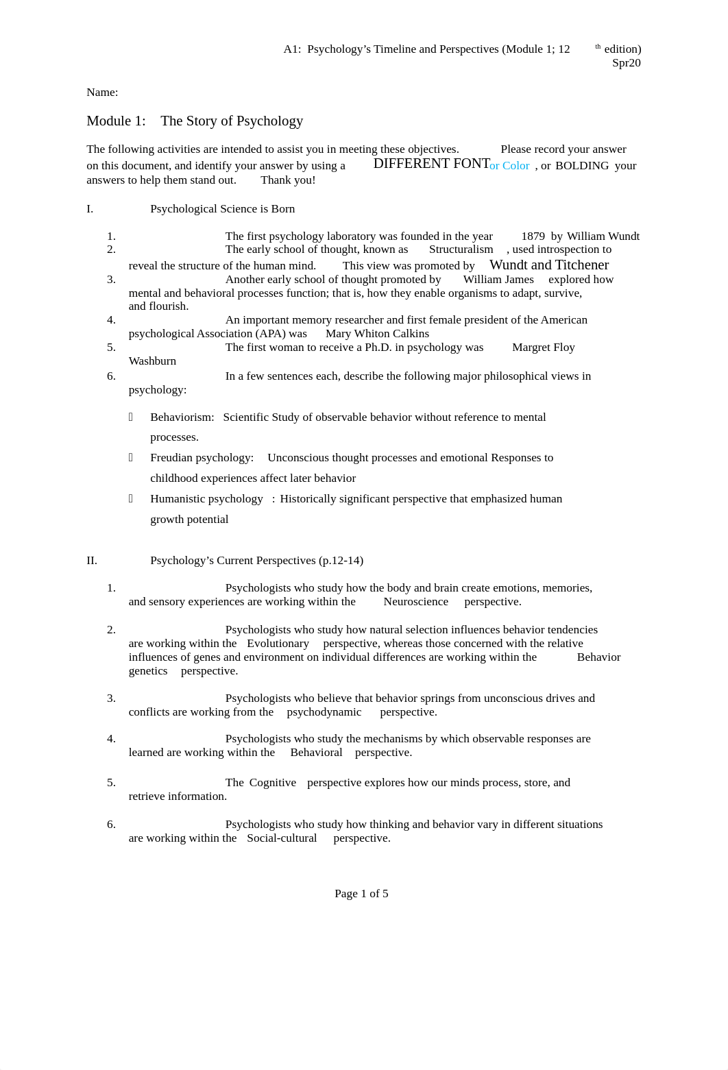 Maini A1 Psychologys Timeline and Perspectives 12th Spr20docx.docx_dd1co6cedpe_page1